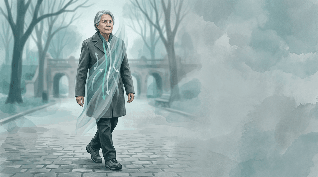 Illustrazione editoriale: atassia cerebellare ereditaria, equilibrio e stabilità del tronco