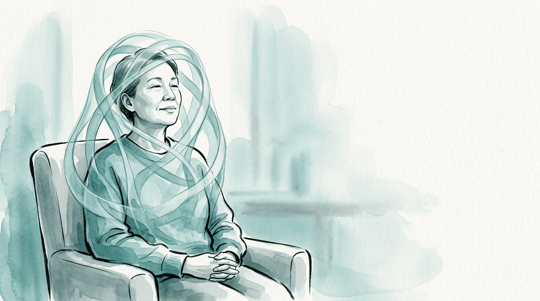 Illustrazione editoriale: approccio osteopatico integrativo, sequele post-encefaliche