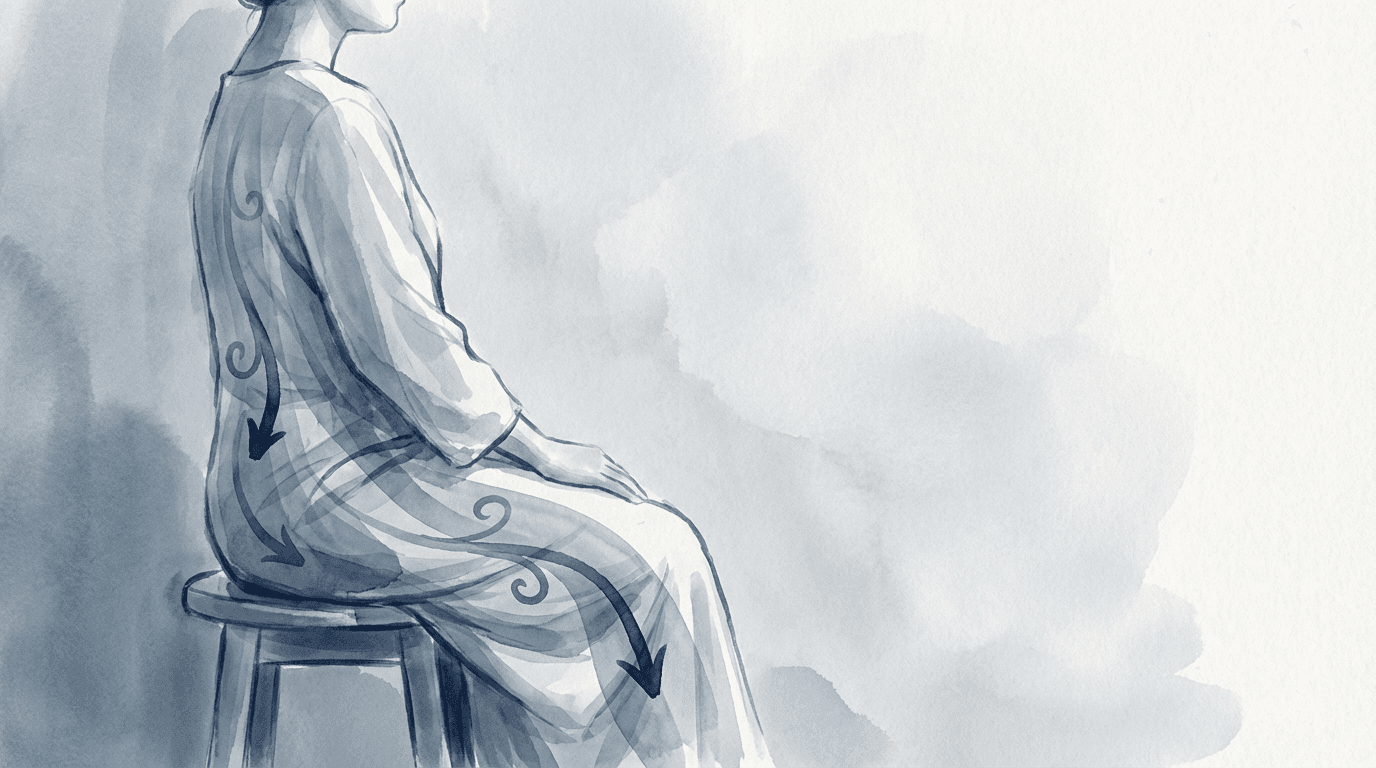 Illustrazione editoriale: sclerosi multipla RR, fatica, spasticità e disfunzione sacroiliaca