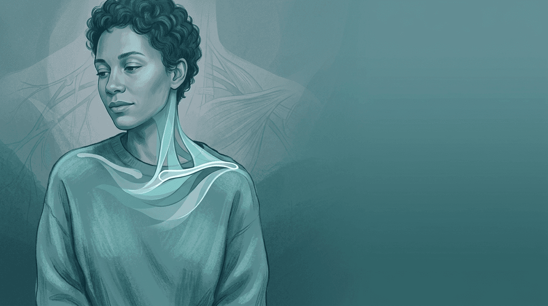 Illustrazione editoriale: lesione del plesso brachiale e cervicotoracalgia da compenso