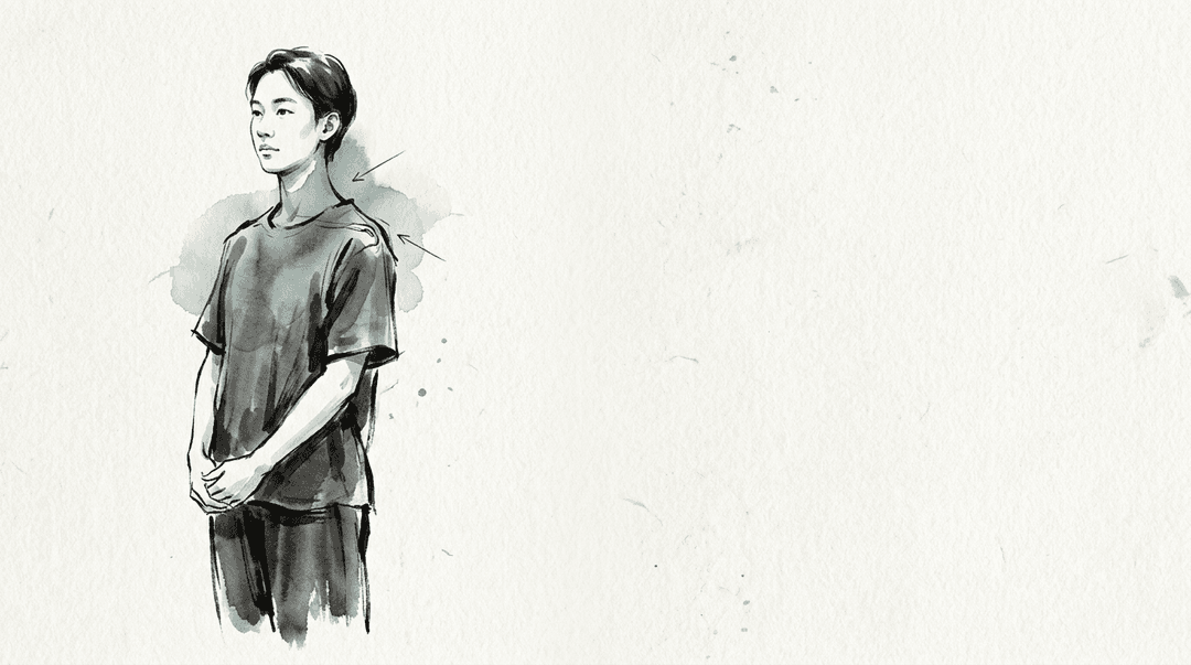 Illustrazione editoriale: sindrome di Ehlers-Danlos ipermobile e cervicotoracalgia