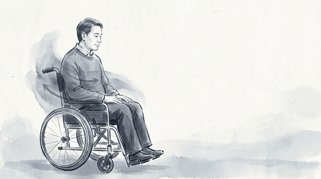 Illustrazione editoriale: paraplegia T6 e dolore neuropatico con approccio fasciale