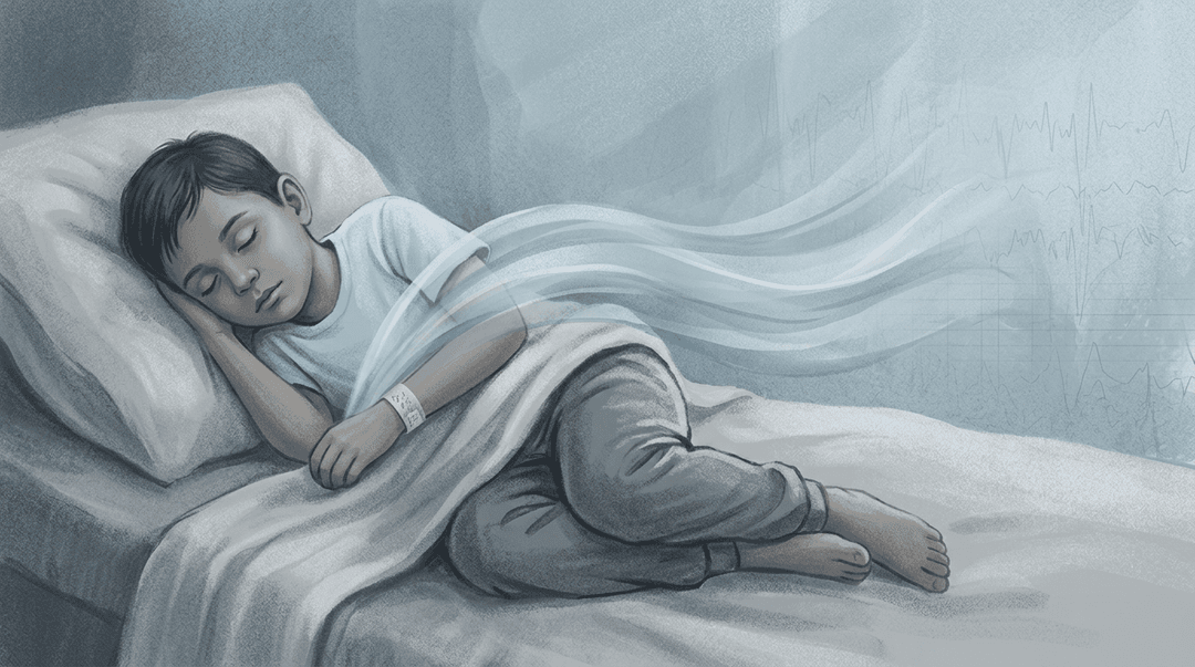 Illustrazione editoriale: epilessia farmaco-resistente, tono posturale e comfort respiratorio