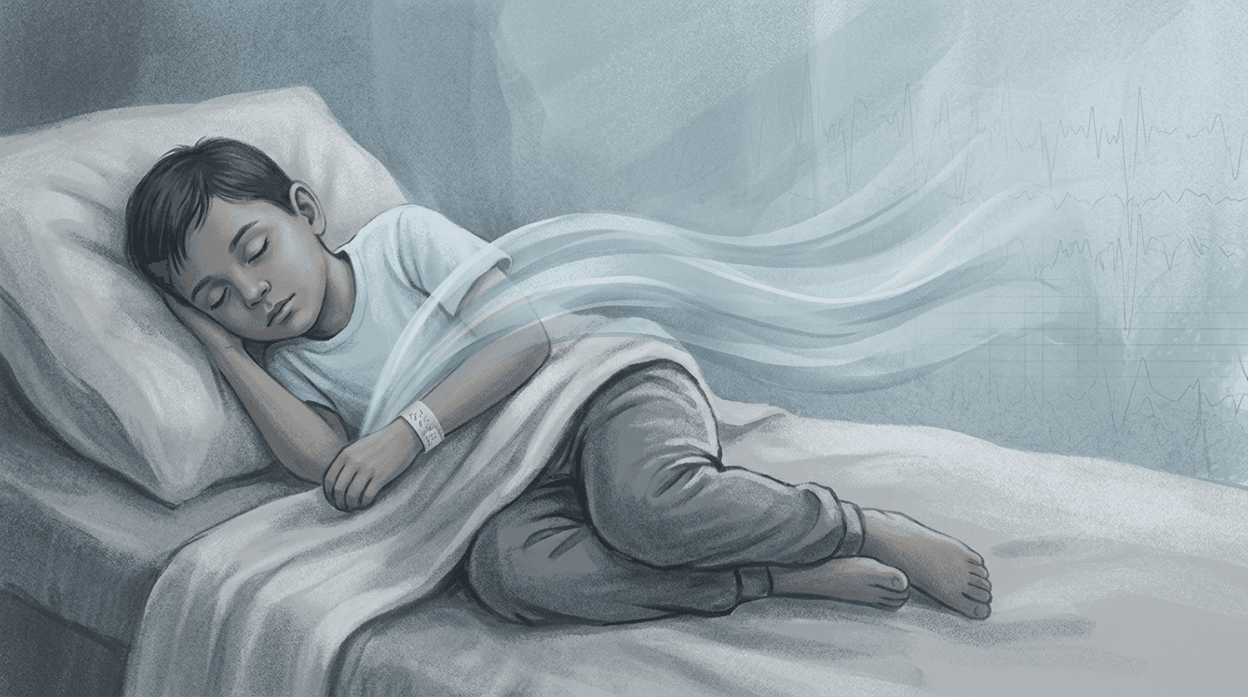 Illustrazione editoriale: epilessia farmaco-resistente, tono posturale e comfort respiratorio