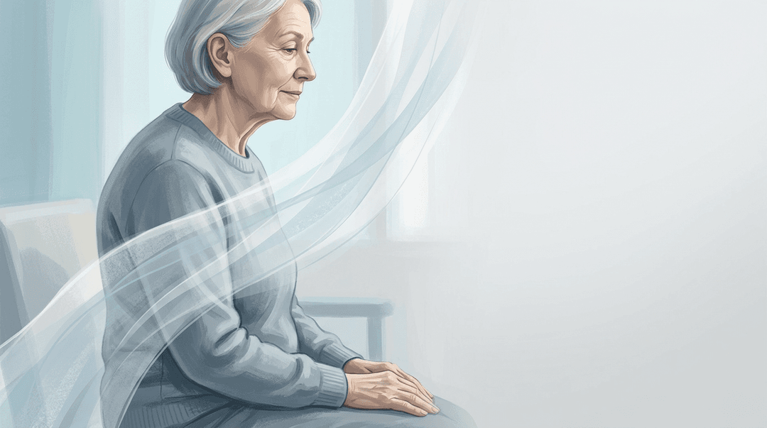 Illustrazione editoriale: cifoscoliosi degenerativa senile e insufficienza respiratoria restrittiva