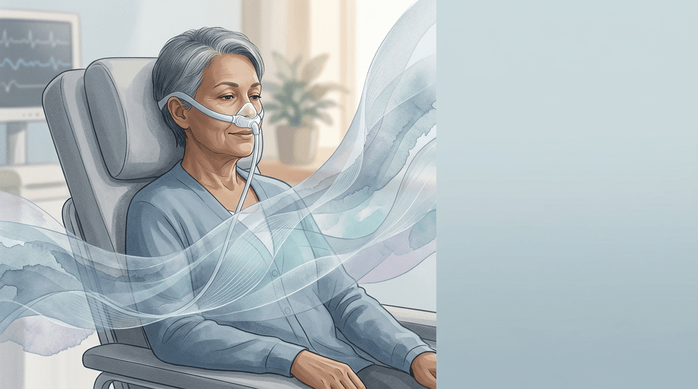 Illustrazione editoriale: SLA con debolezza diaframmatica e ventilazione non invasiva