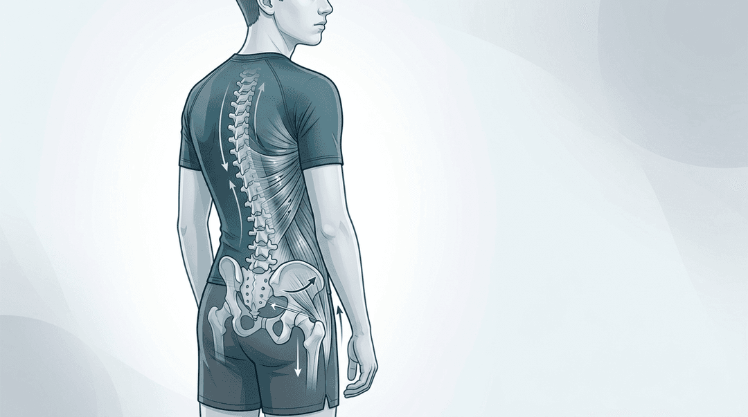 Illustrazione demo per case report clinici a lettura globale e posturale