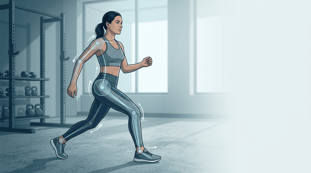 Illustrazione editoriale: approccio osteopatico preventivo nel fitness ad alta intensità