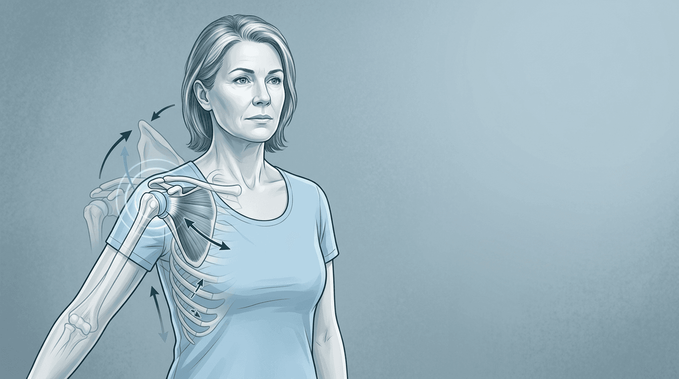 Illustrazione demo per case report clinici di spalla e arti superiori